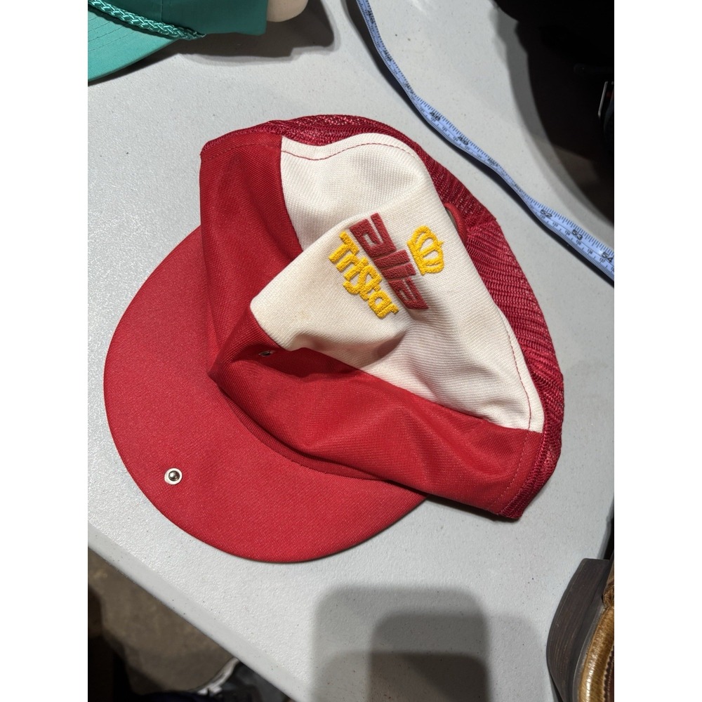 Vintage All a Tristar‎ Red/white Trucker Cap With Button